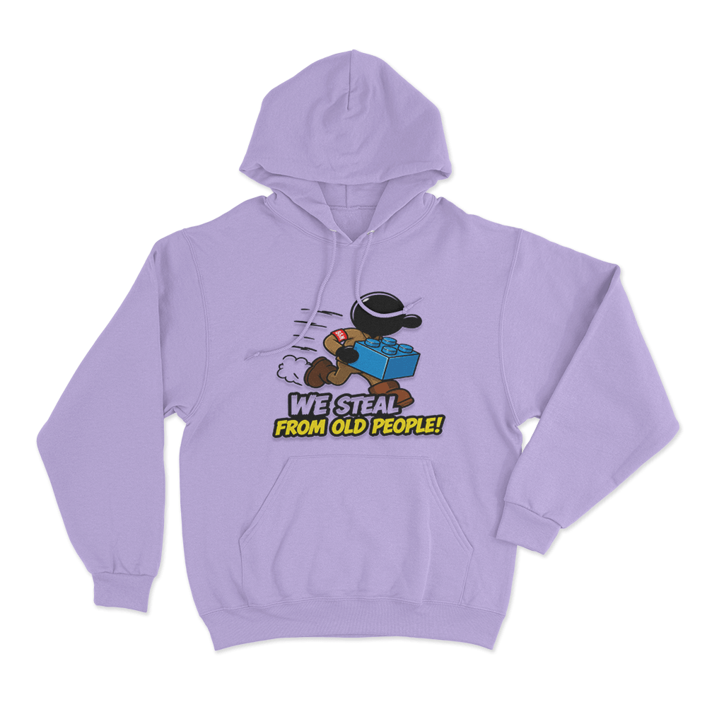 Steal From Old People Unisex Hoodie Purple Steal From Old People Unisex Hoodie Purple